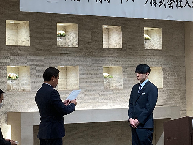 中村オートパーツ 2023年度 入社式