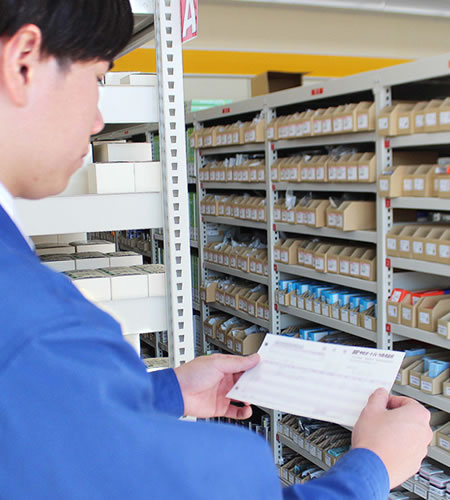 先輩のサポートを受けて業務を覚えた